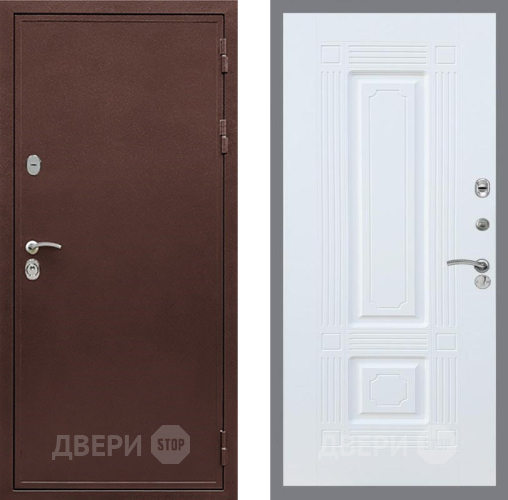 Входная металлическая Дверь Рекс (REX) 5А FL-2 Силк Сноу в Наро-Фоминске