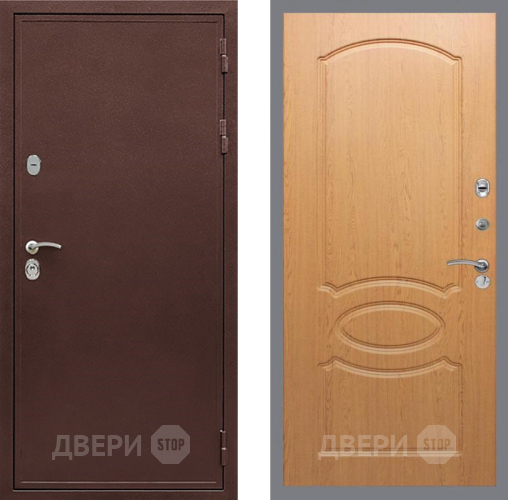 Входная металлическая Дверь Рекс (REX) 5А FL-128 Дуб в Наро-Фоминске