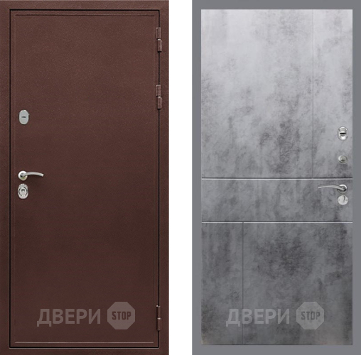 Входная металлическая Дверь Рекс (REX) 5А FL-290 Бетон темный в Наро-Фоминске