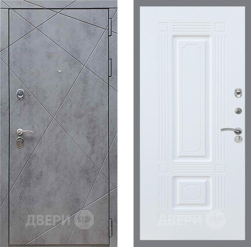 Дверь Рекс (REX) 13 Бетон Темный FL-2 Силк Сноу в Наро-Фоминске