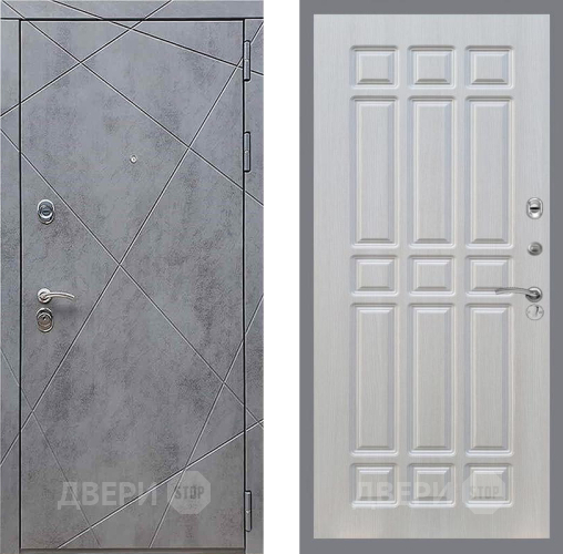 Входная металлическая Дверь Рекс (REX) 13 Бетон Темный FL-33 Лиственница беж в Наро-Фоминске