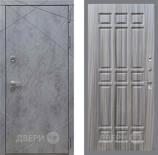 Входная металлическая Дверь Рекс (REX) 13 Бетон Темный FL-33 Сандал грей в Наро-Фоминске