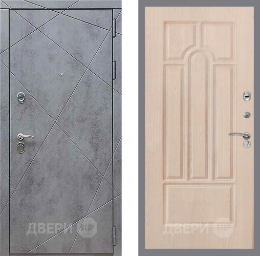 Входная металлическая Дверь Рекс (REX) 13 Бетон Темный FL-58 Беленый дуб в Наро-Фоминске