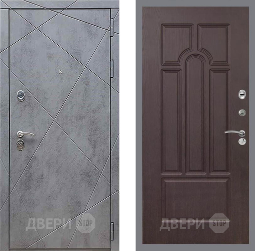 Входная металлическая Дверь Рекс (REX) 13 Бетон Темный FL-58 Венге в Наро-Фоминске