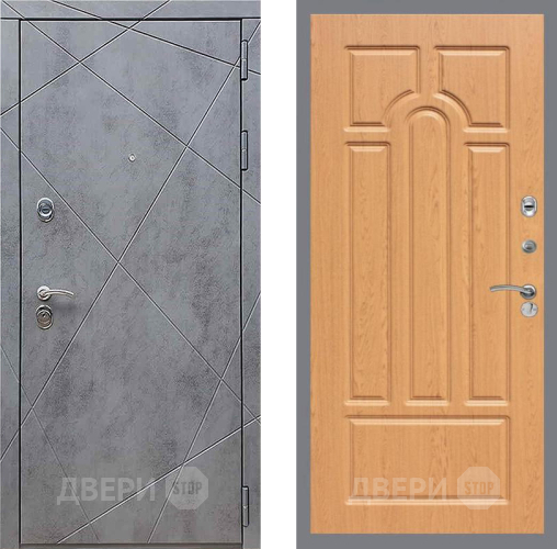 Входная металлическая Дверь Рекс (REX) 13 Бетон Темный FL-58 Дуб в Наро-Фоминске