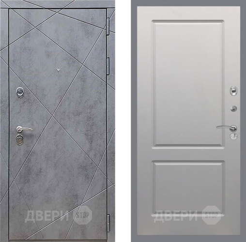 Входная металлическая Дверь Рекс (REX) 13 Бетон Темный FL-117 Грей софт в Наро-Фоминске
