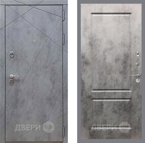 Входная металлическая Дверь Рекс (REX) 13 Бетон Темный FL-117 Бетон темный в Наро-Фоминске