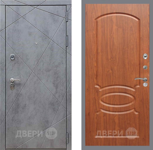 Дверь Рекс (REX) 13 Бетон Темный FL-128 Морёная берёза в Наро-Фоминске