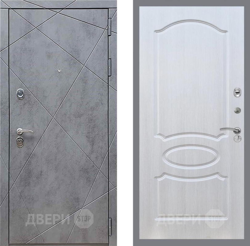 Входная металлическая Дверь Рекс (REX) 13 Бетон Темный FL-128 Лиственница беж в Наро-Фоминске