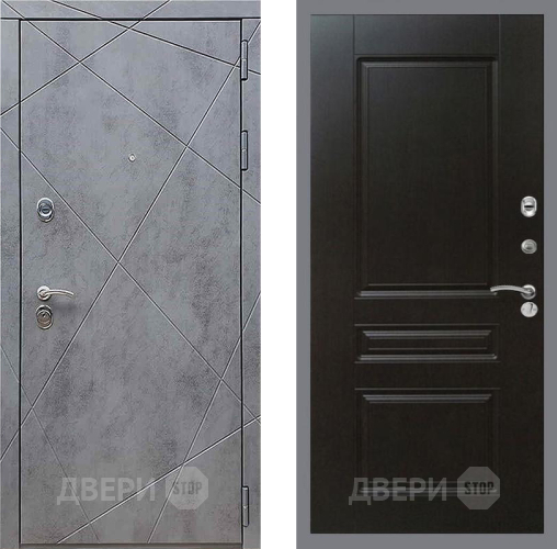 Входная металлическая Дверь Рекс (REX) 13 Бетон Темный FL-243 Венге в Наро-Фоминске