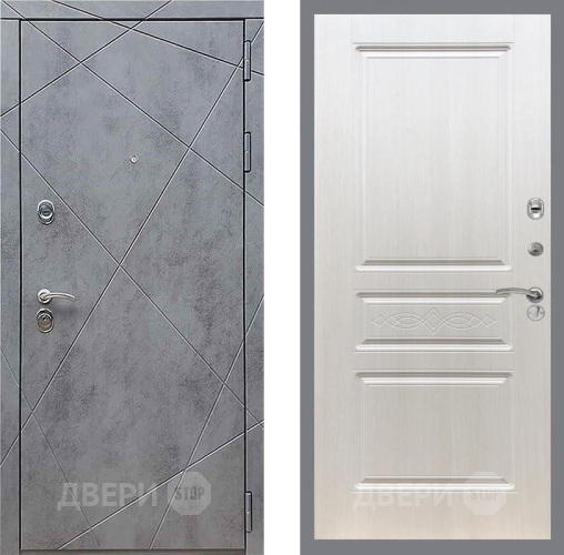 Входная металлическая Дверь Рекс (REX) 13 Бетон Темный FL-243 Лиственница беж в Наро-Фоминске
