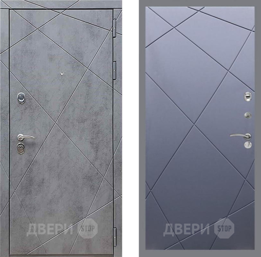 Дверь Рекс (REX) 13 Бетон Темный FL-291 Силк титан в Наро-Фоминске