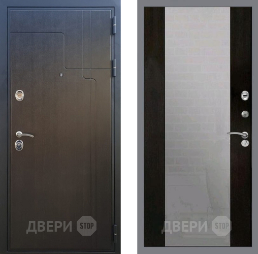 Входная металлическая Дверь Рекс (REX) Премиум-246 СБ-16 Зеркало Венге в Наро-Фоминске