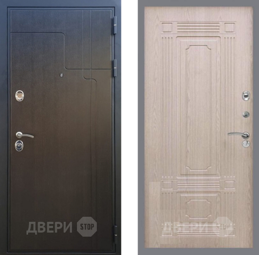 Входная металлическая Дверь Рекс (REX) Премиум-246 FL-2 Беленый дуб в Наро-Фоминске