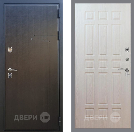 Входная металлическая Дверь Рекс (REX) Премиум-246 FL-33 Беленый дуб в Наро-Фоминске