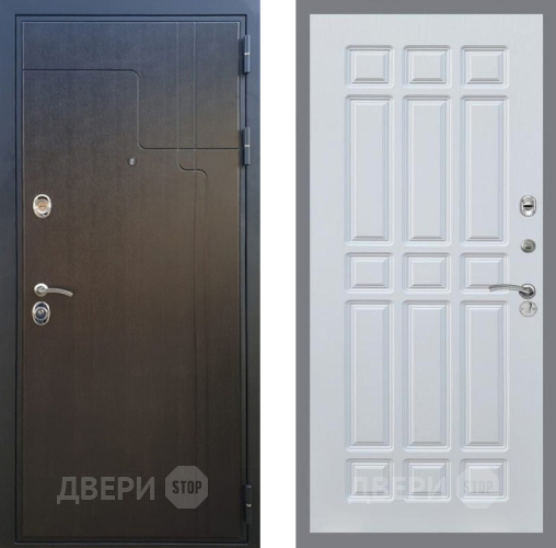 Входная металлическая Дверь Рекс (REX) Премиум-246 FL-33 Белый ясень в Наро-Фоминске