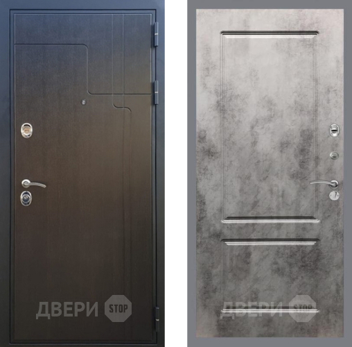 Входная металлическая Дверь Рекс (REX) Премиум-246 FL-117 Бетон темный в Наро-Фоминске