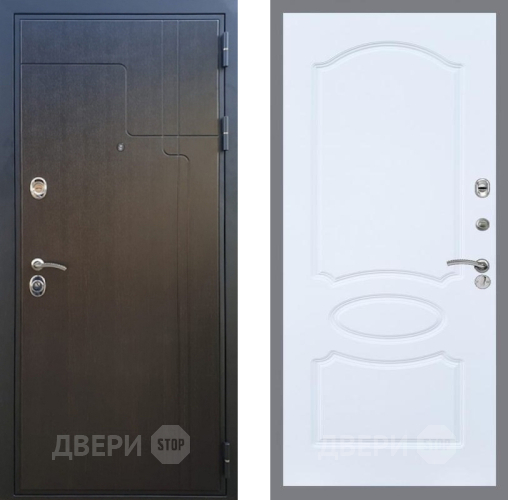 Входная металлическая Дверь Рекс (REX) Премиум-246 FL-128 Силк Сноу в Наро-Фоминске