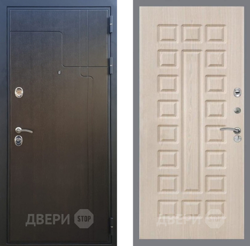 Входная металлическая Дверь Рекс (REX) Премиум-246 FL-183 Беленый дуб в Наро-Фоминске