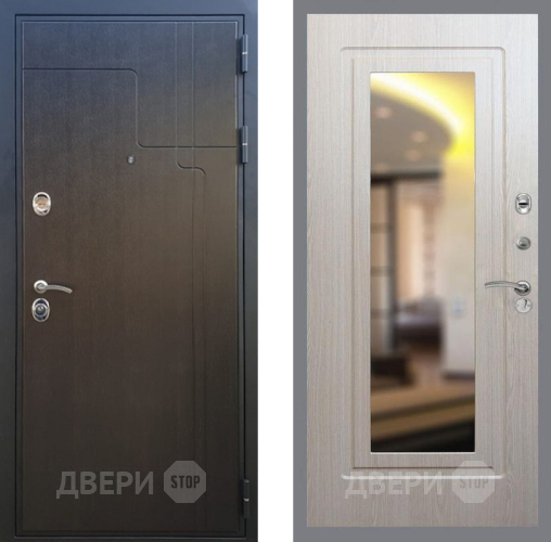 Входная металлическая Дверь Рекс (REX) Премиум-246 FLZ-120 Беленый дуб в Наро-Фоминске