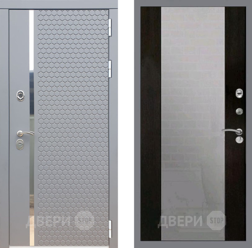 Входная металлическая Дверь Рекс (REX) 24 СБ-16 Зеркало Венге в Наро-Фоминске