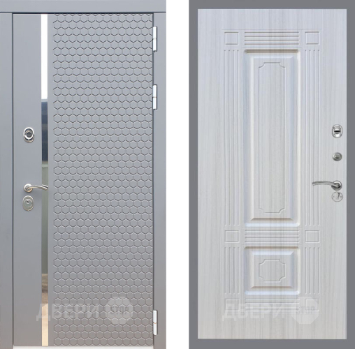 Входная металлическая Дверь Рекс (REX) 24 FL-2 Сандал белый в Наро-Фоминске