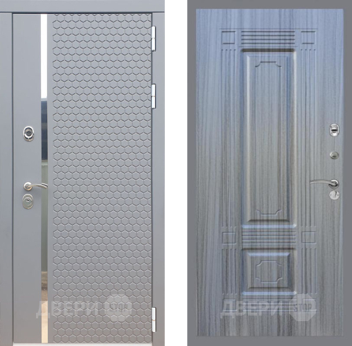 Входная металлическая Дверь Рекс (REX) 24 FL-2 Сандал грей в Наро-Фоминске