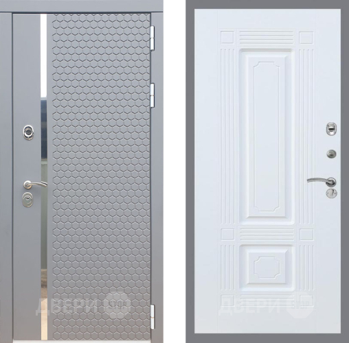 Входная металлическая Дверь Рекс (REX) 24 FL-2 Силк Сноу в Наро-Фоминске