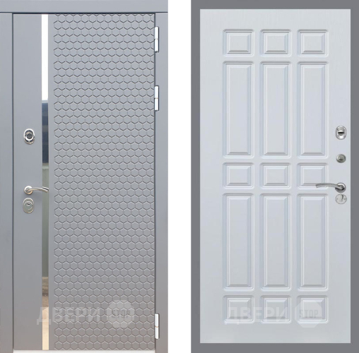 Входная металлическая Дверь Рекс (REX) 24 FL-33 Белый ясень в Наро-Фоминске