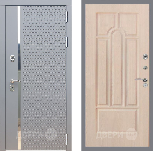 Входная металлическая Дверь Рекс (REX) 24 FL-58 Беленый дуб в Наро-Фоминске