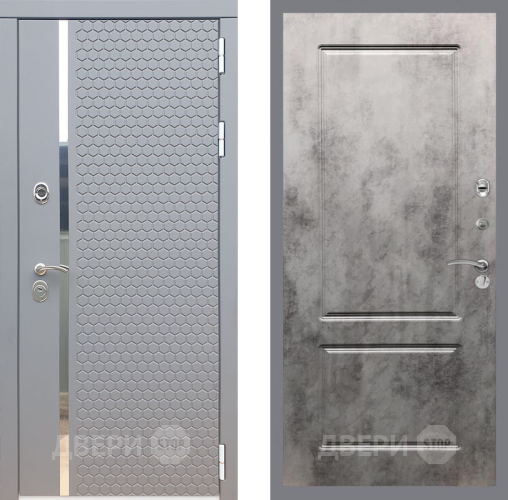 Входная металлическая Дверь Рекс (REX) 24 FL-117 Бетон темный в Наро-Фоминске