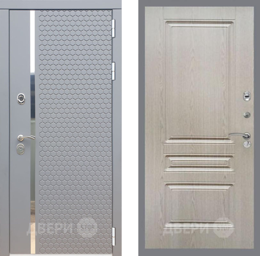 Входная металлическая Дверь Рекс (REX) 24 FL-243 Беленый дуб в Наро-Фоминске