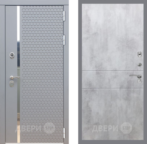 Входная металлическая Дверь Рекс (REX) 24 FL-290 Бетон светлый в Наро-Фоминске