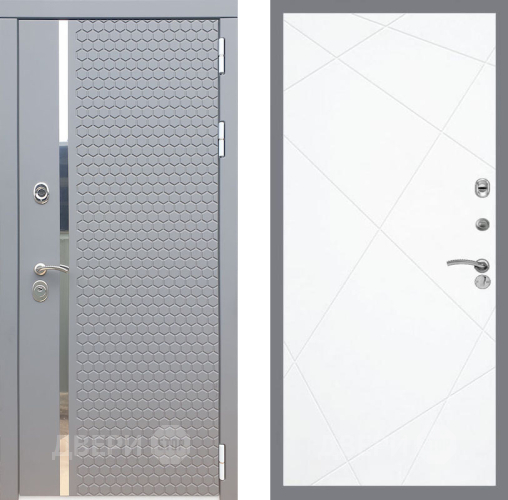 Входная металлическая Дверь Рекс (REX) 24 FL-291 Силк Сноу в Наро-Фоминске