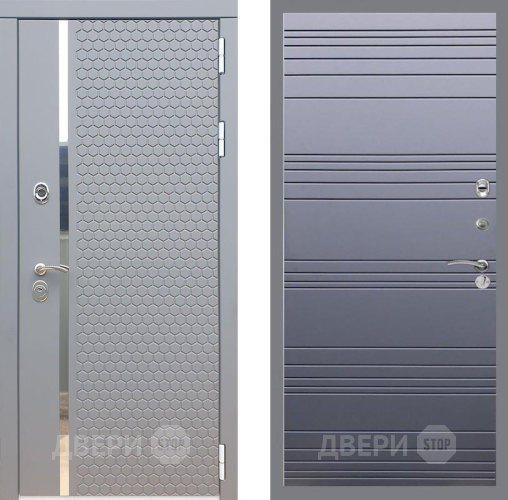 Дверь Рекс (REX) 24 Line Силк титан в Наро-Фоминске