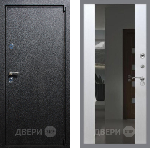 Дверь Рекс (REX) 3 СБ-16 Зеркало Белый ясень в Наро-Фоминске