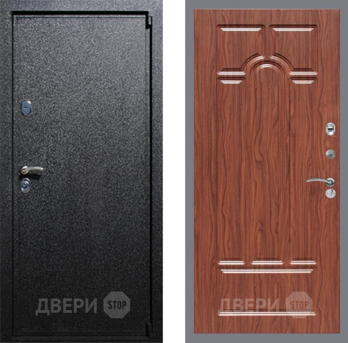 Входная металлическая Дверь Рекс (REX) 3 FL-58 орех тисненый в Наро-Фоминске