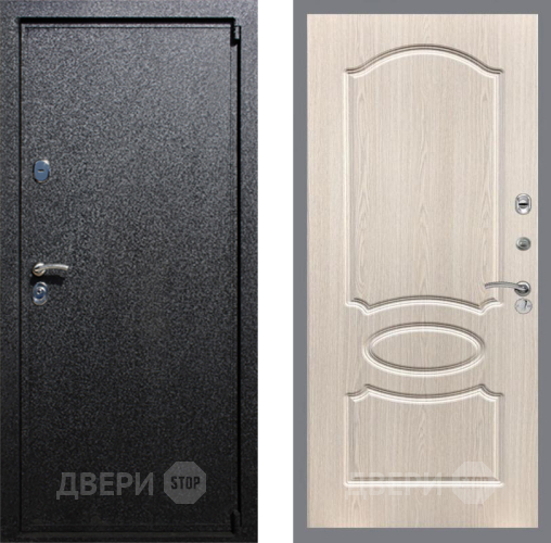Входная металлическая Дверь Рекс (REX) 3 FL-128 Беленый дуб в Наро-Фоминске