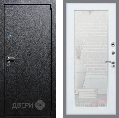 Дверь Рекс (REX) 3 Зеркало Пастораль Белый ясень в Наро-Фоминске