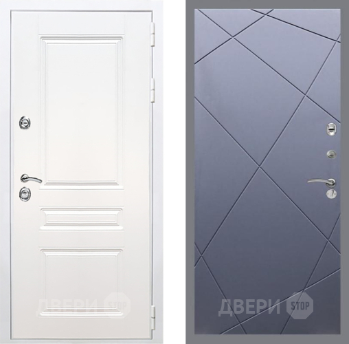 Дверь Рекс (REX) Премиум-н Силк Сноу FL-291 Силк титан в Наро-Фоминске