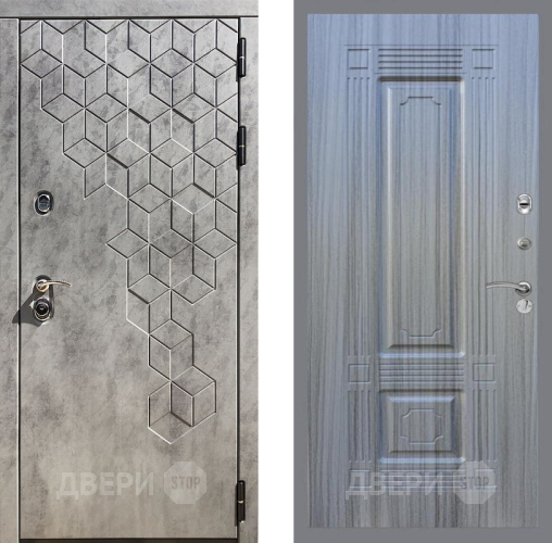 Входная металлическая Дверь Рекс (REX) 23 FL-2 Сандал грей в Наро-Фоминске