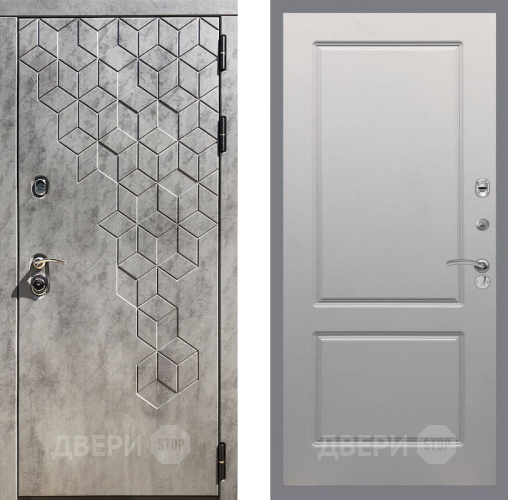 Входная металлическая Дверь Рекс (REX) 23 FL-117 Грей софт в Наро-Фоминске