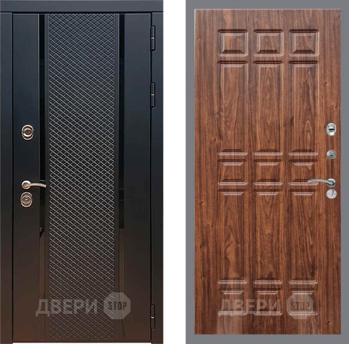 Дверь Рекс (REX) 25 FL-33 орех тисненый в Наро-Фоминске