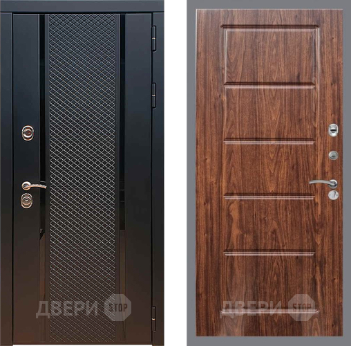 Входная металлическая Дверь Рекс (REX) 25 FL-39 орех тисненый в Наро-Фоминске