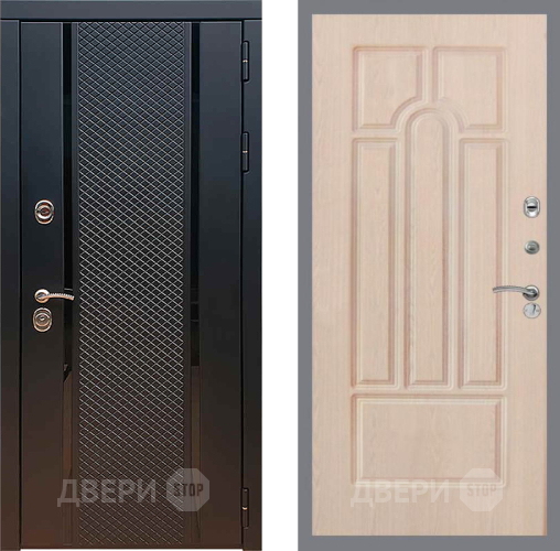 Входная металлическая Дверь Рекс (REX) 25 FL-58 Беленый дуб в Наро-Фоминске