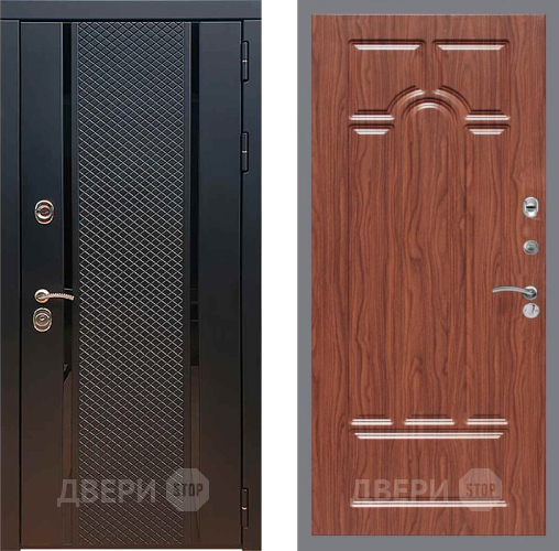 Дверь Рекс (REX) 25 FL-58 орех тисненый в Наро-Фоминске