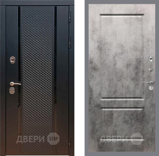 Входная металлическая Дверь Рекс (REX) 25 FL-117 Бетон темный в Наро-Фоминске