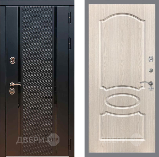 Входная металлическая Дверь Рекс (REX) 25 FL-128 Беленый дуб в Наро-Фоминске