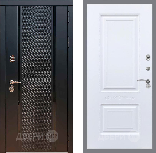 Входная металлическая Дверь Рекс (REX) 25 Смальта Силк Сноу в Наро-Фоминске
