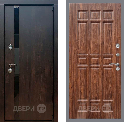 Входная металлическая Дверь Рекс (REX) 26 FL-33 орех тисненый в Наро-Фоминске